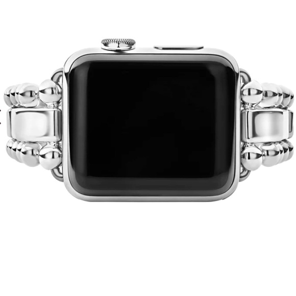 Lagos™️ SMART CAVIAR
Sterling Silver Watch Bracelet-38-45mm ⌚️ - Picture 4 of 15